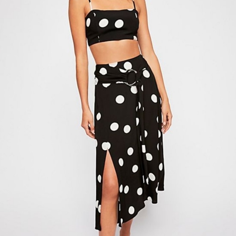 Free People Polka Dot Set